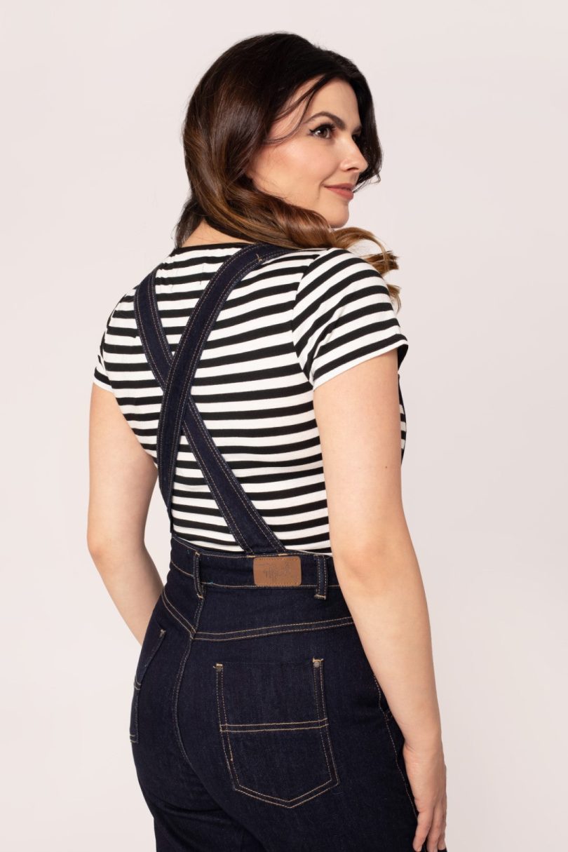 Elly May Denim Dungarees  Shop now at Kitty Darling