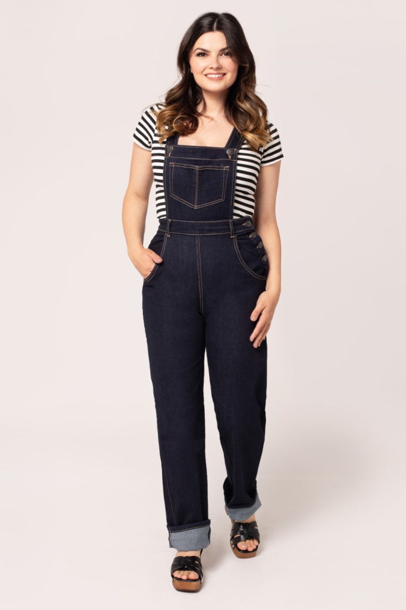 Elly May Denim Dungarees – Shop now at Kitty Darling