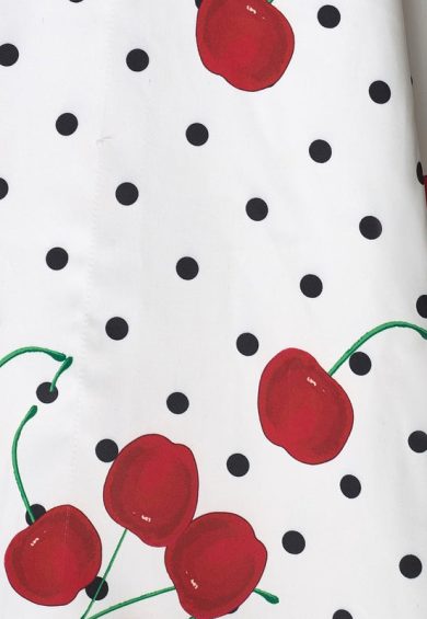Claudia Cherry & Polka Dot Swing Dress – 50s Dresses | Kitty Darling