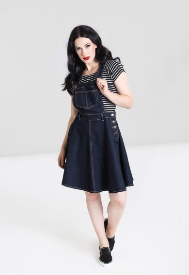 Dakota Pinafore Dress – Shop now at Kitty Darling