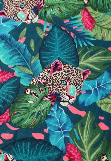 Julia Tropical Cheetah Midi Dress – Dresses | Kitty Darling