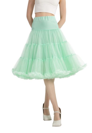 Fluffy Petticoat in Mint Green – Shop now at Kitty Darling