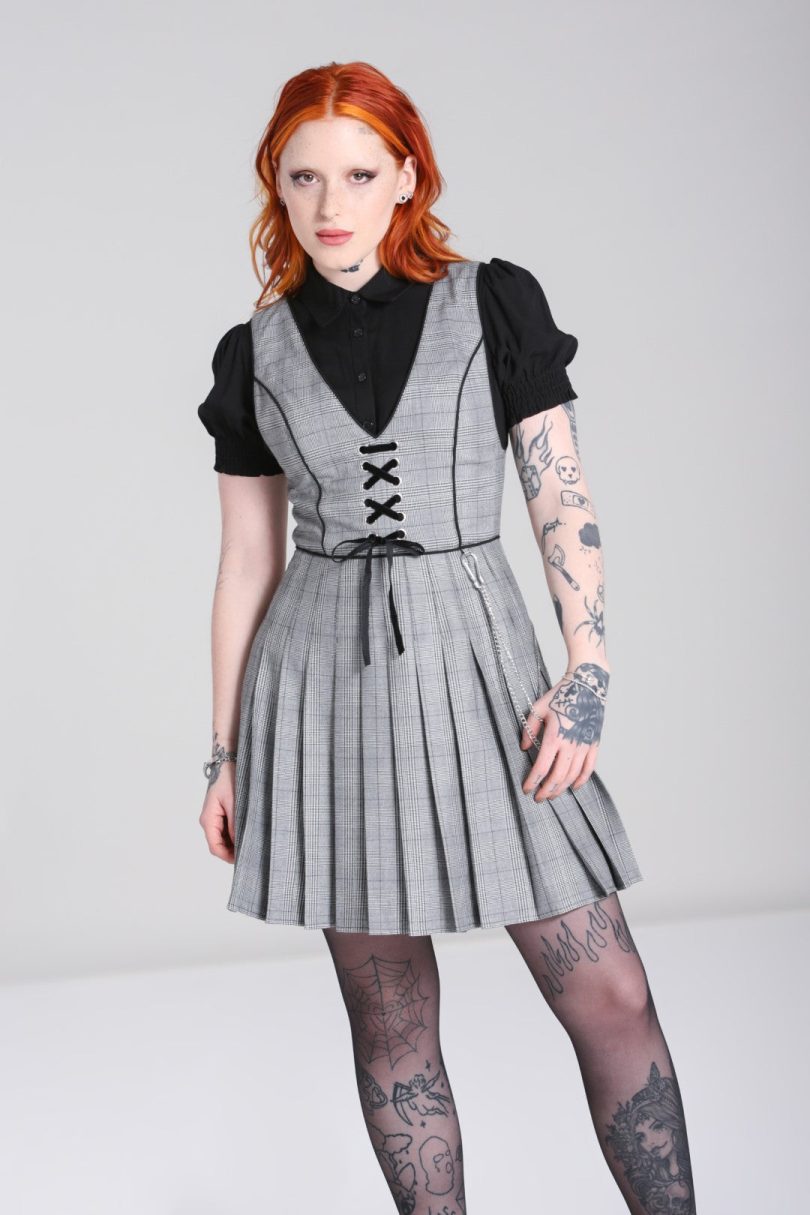Mina Pinafore Dress – Shop now at Kitty Darling