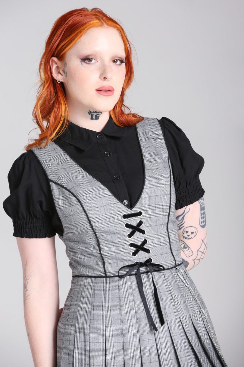 Mina Pinafore Dress  Shop now at Kitty Darling