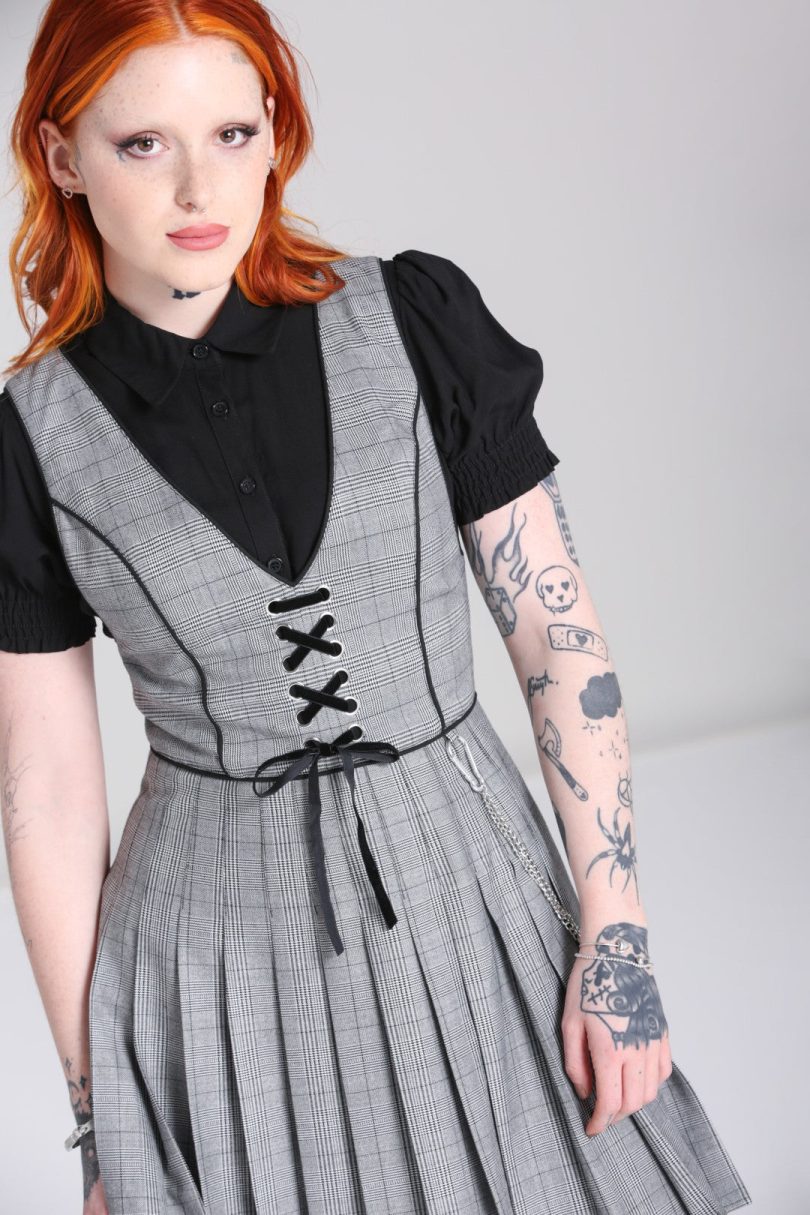 Mina Pinafore Dress  Shop now at Kitty Darling