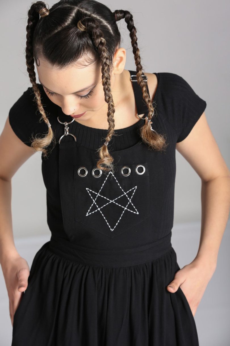 Destroya Pinafore Dress  Shop now at Kitty Darling