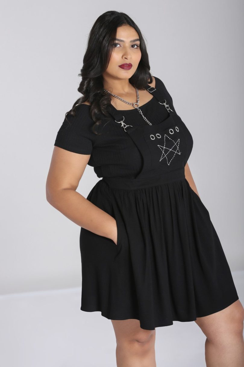 Destroya Pinafore Dress  Shop now at Kitty Darling