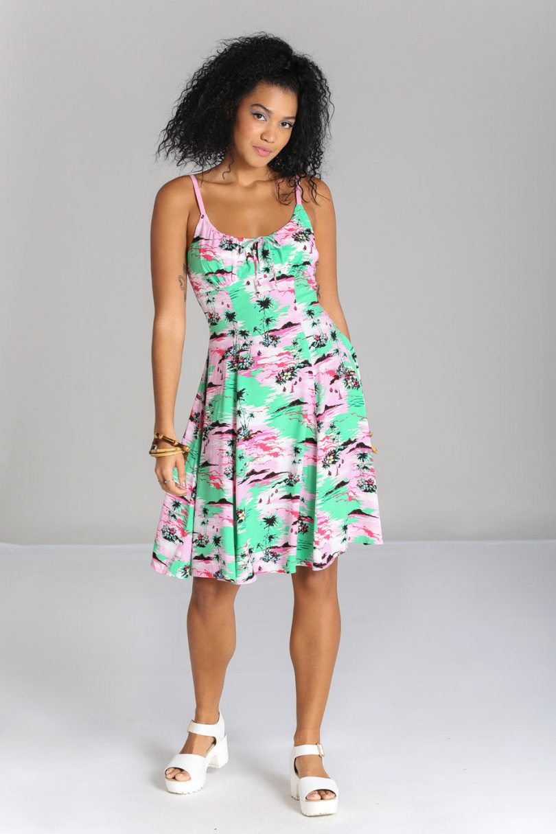 Kai Knee Dress – Shop now at Kitty Darling