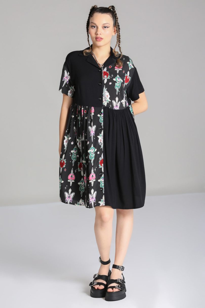 Cersei Knee Dress – Shop now at Kitty Darling