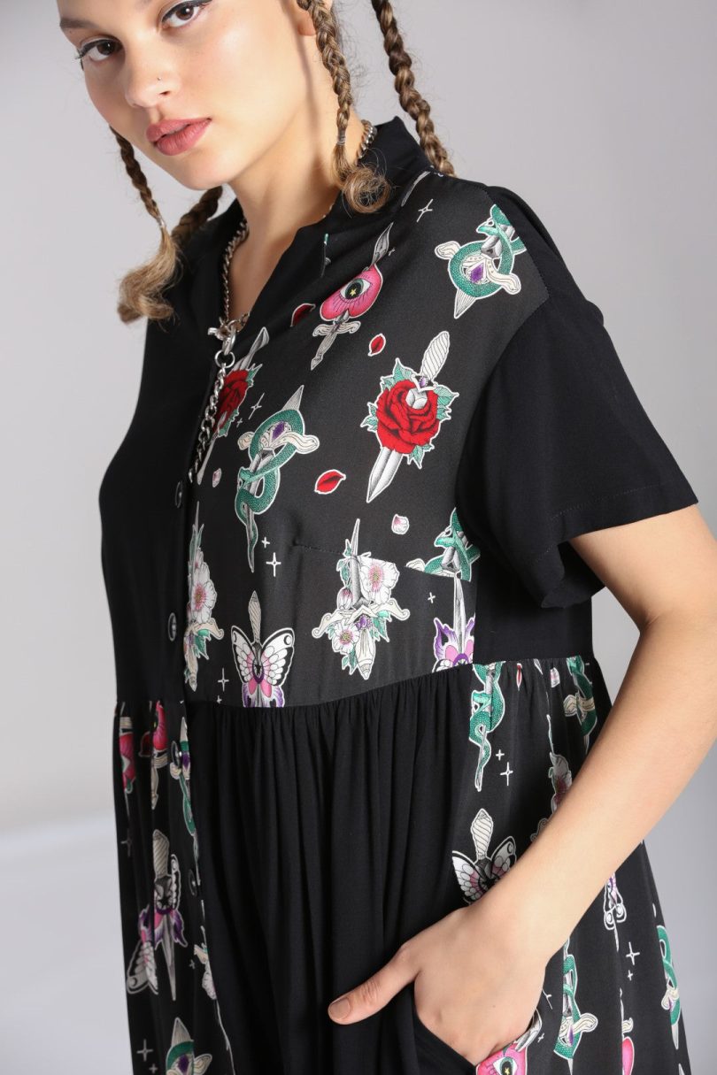 Cersei Knee Dress  Shop now at Kitty Darling