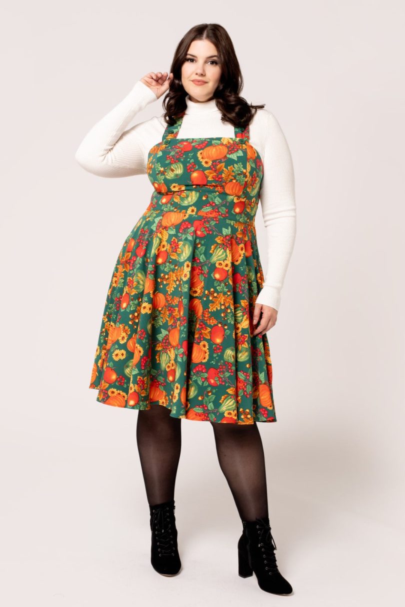 Autumn Pinafore Dress  Shop now at Kitty Darling