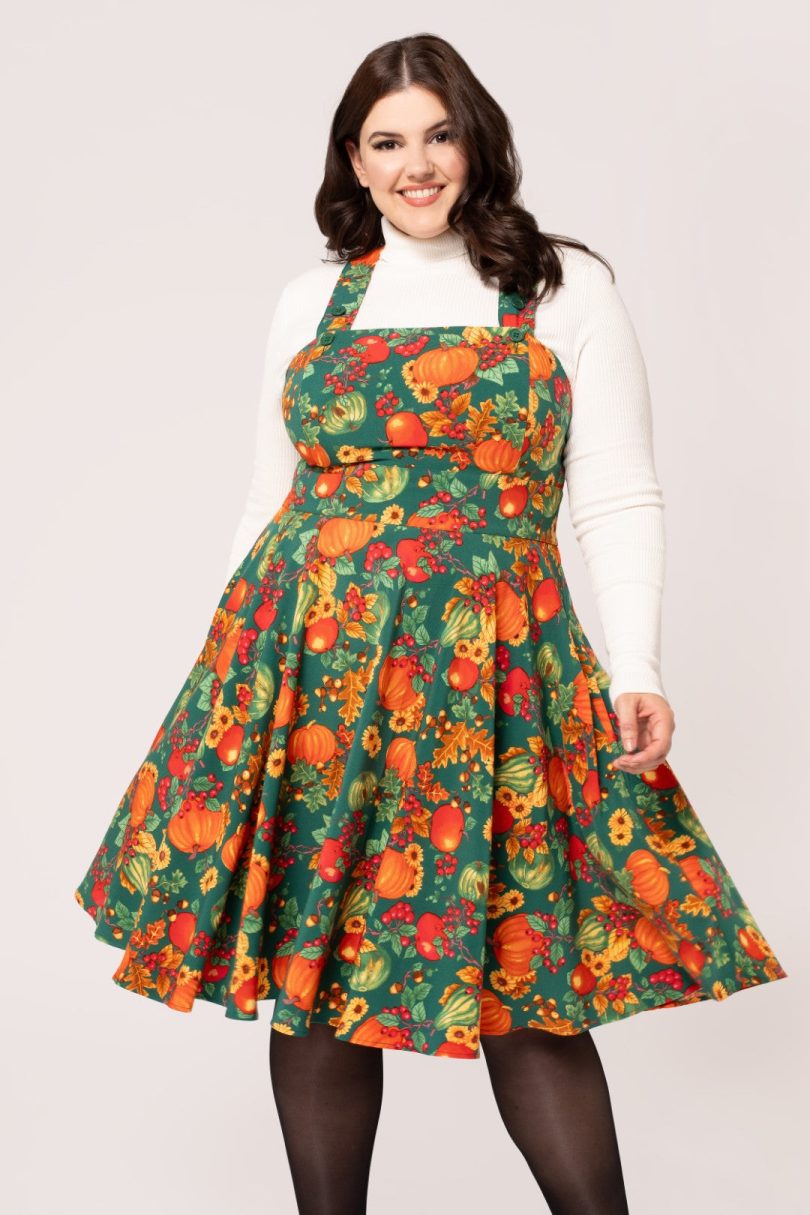 Autumn Pinafore Dress  Shop now at Kitty Darling