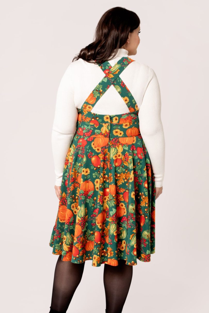 Autumn Pinafore Dress  Shop now at Kitty Darling