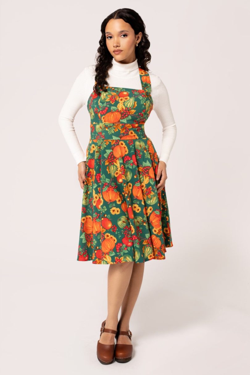 Autumn Pinafore Dress  Shop now at Kitty Darling