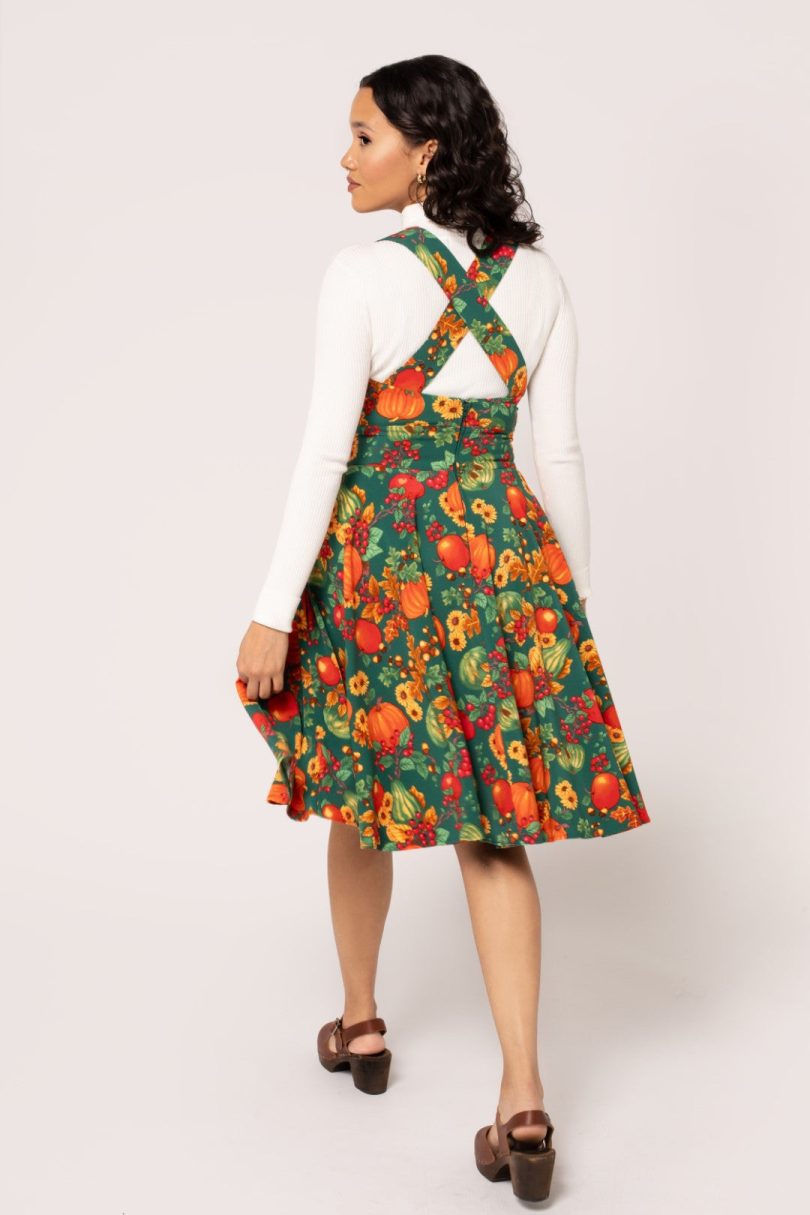 Autumn Pinafore Dress  Shop now at Kitty Darling