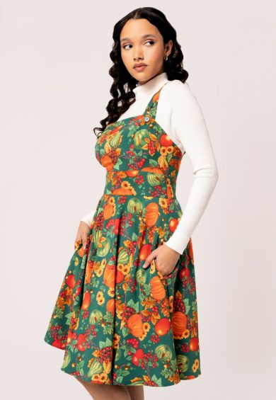 Autumn Pinafore Dress – Shop now at Kitty Darling