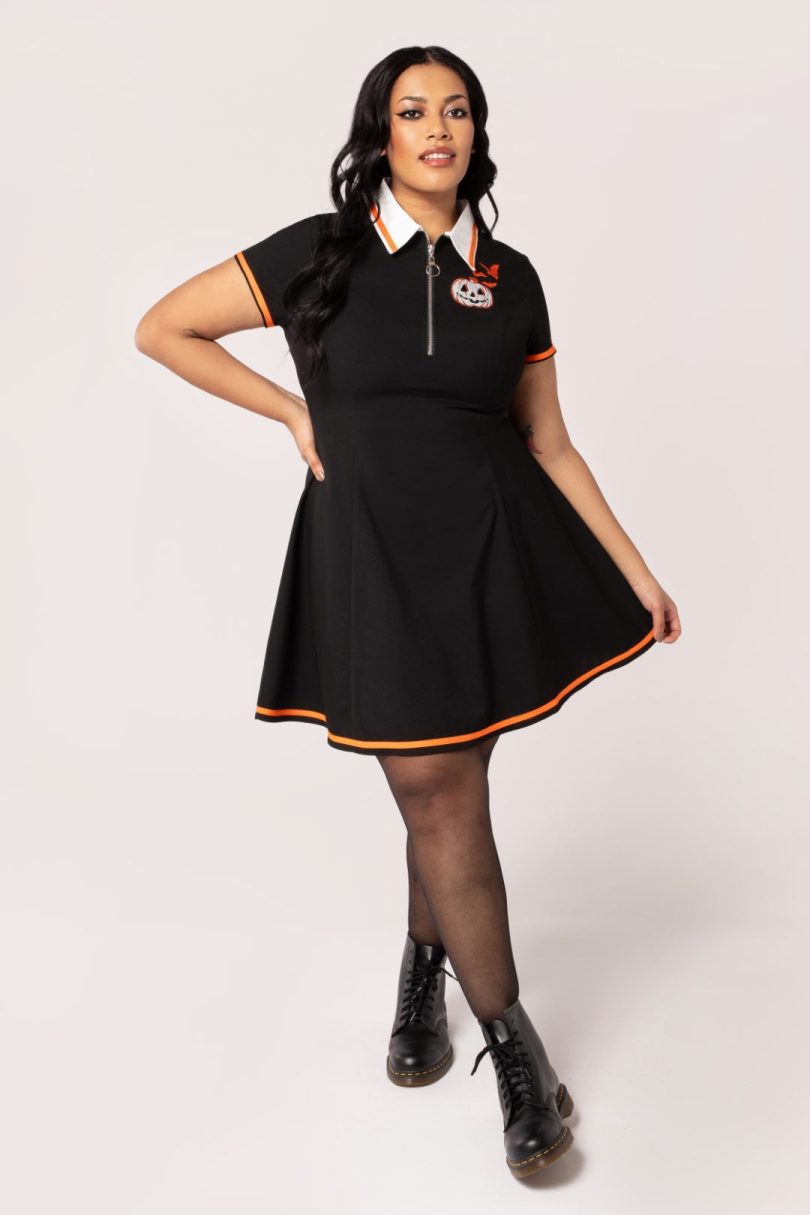 Jack-O-Lantern Dress  Shop now at Kitty Darling