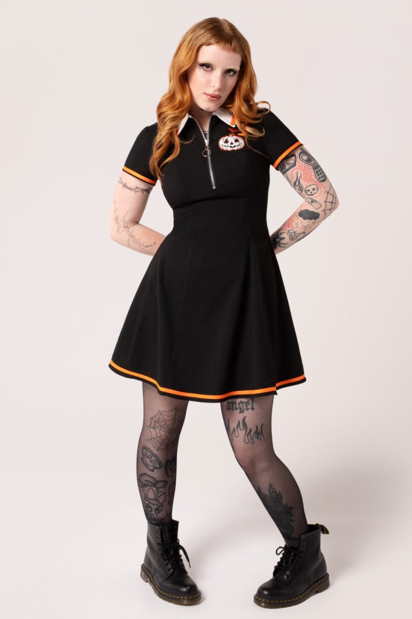 Jack-O-Lantern Dress  Shop now at Kitty Darling