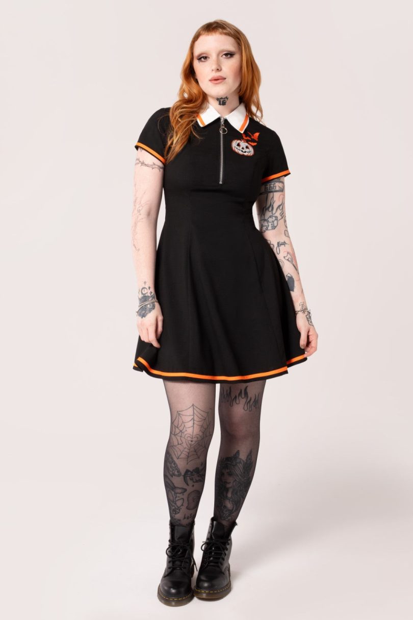 Jack-O-Lantern Dress  Shop now at Kitty Darling
