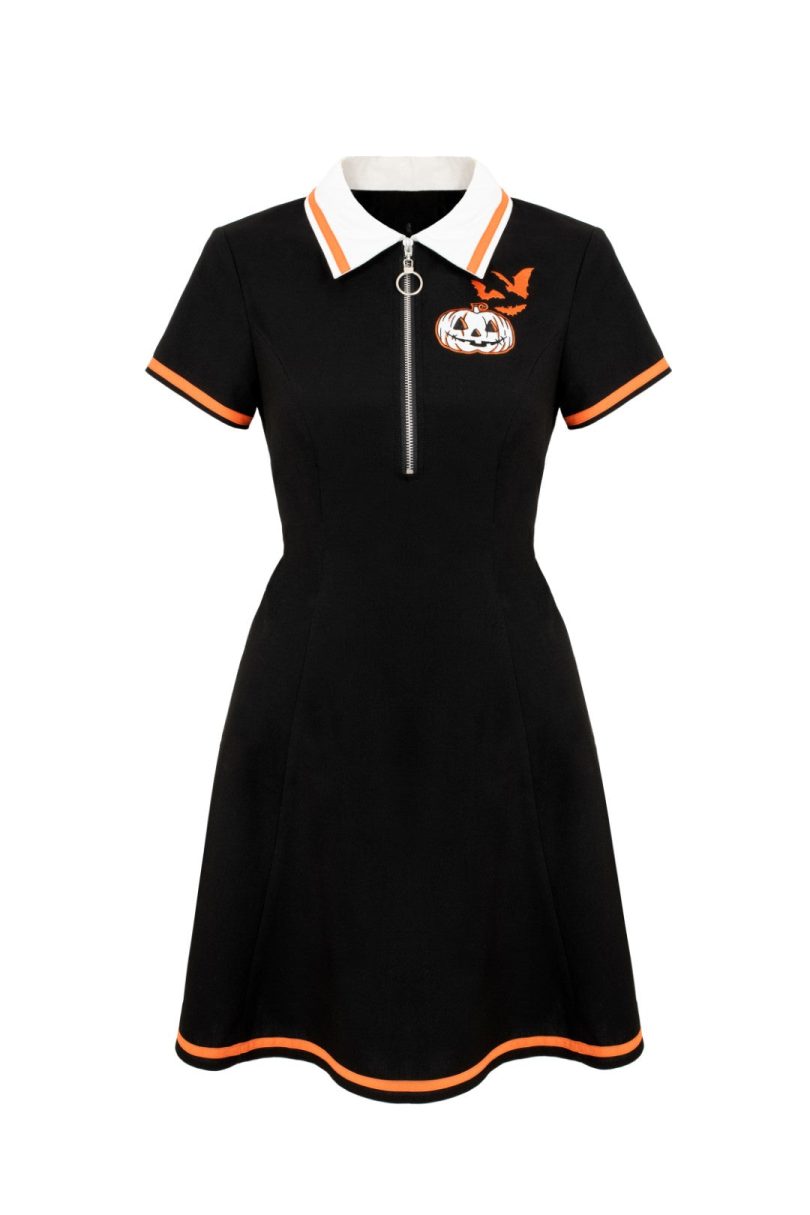 Jack-O-Lantern Dress  Shop now at Kitty Darling