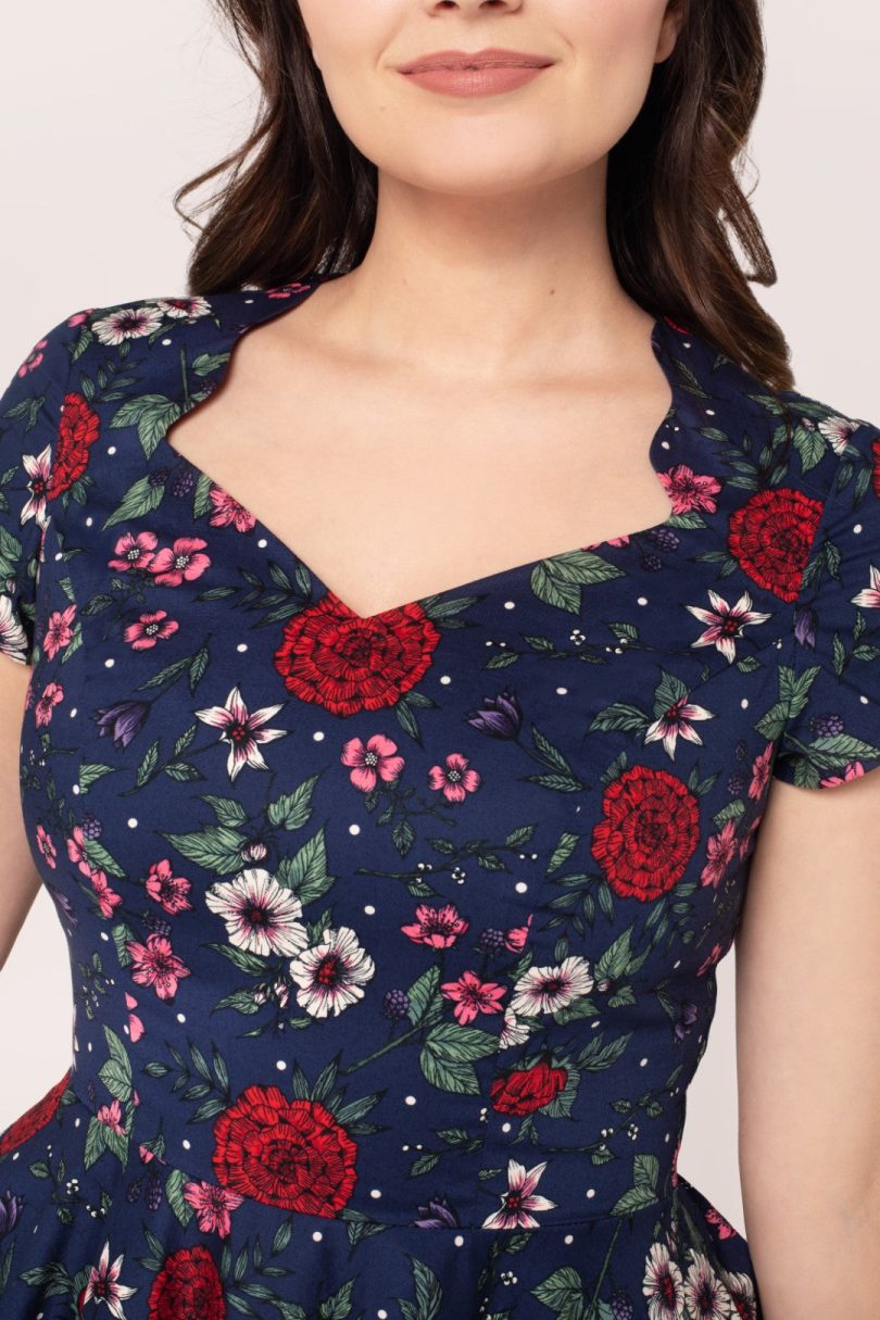 Camellia Midi Dress  Shop now at Kitty Darling