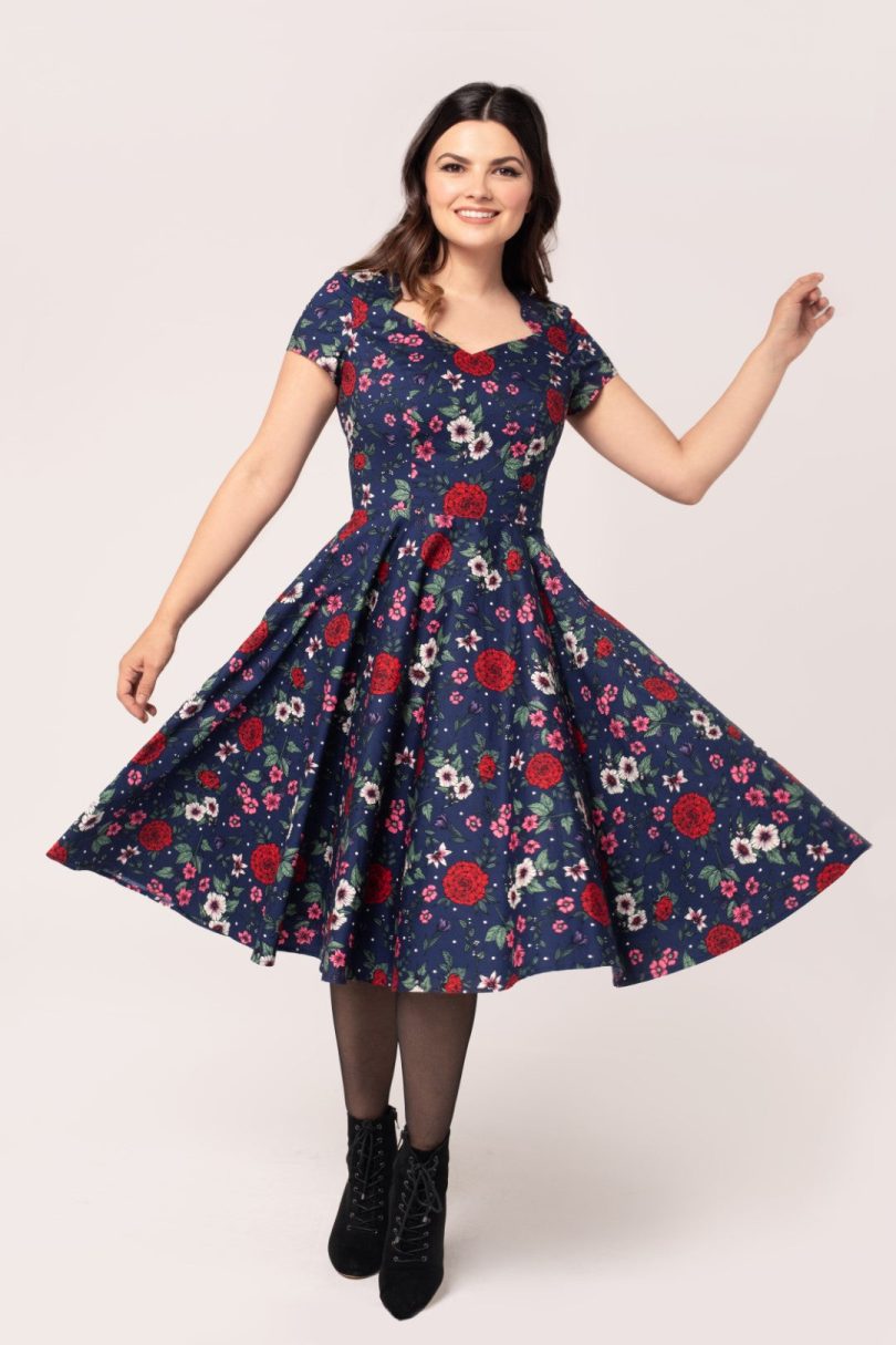 Camellia Midi Dress – Shop now at Kitty Darling