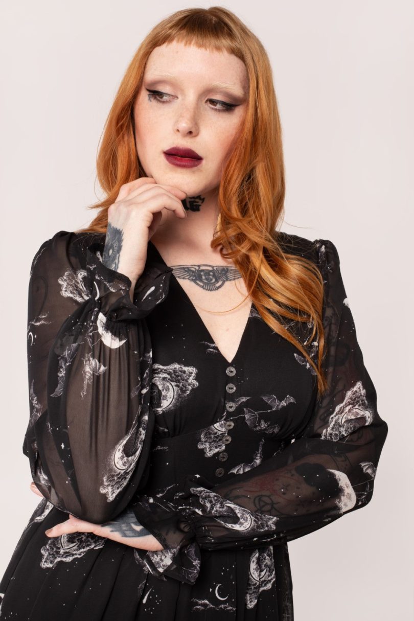 Over The Moon Dress  Shop now at Kitty Darling