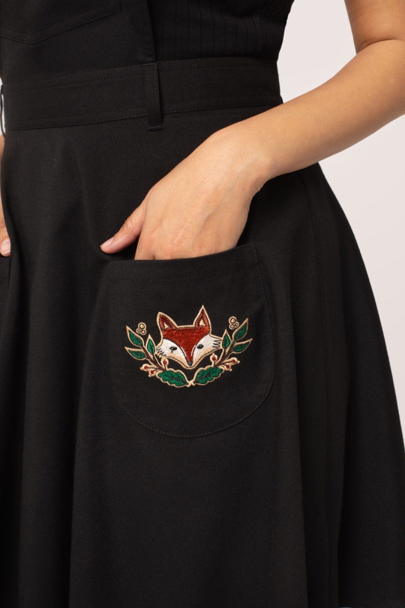 Basil Pinafore Dress  Shop now at Kitty Darling
