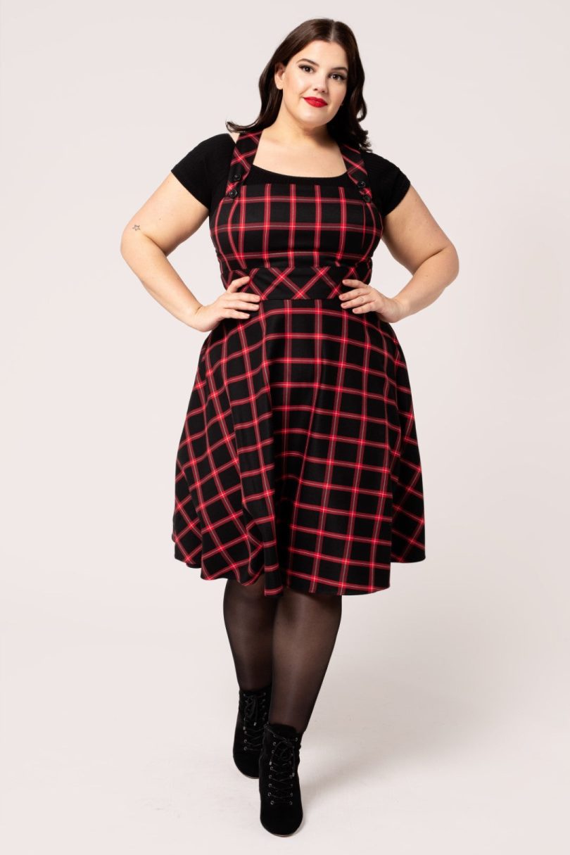 Janine Pinafore Dress  Shop now at Kitty Darling
