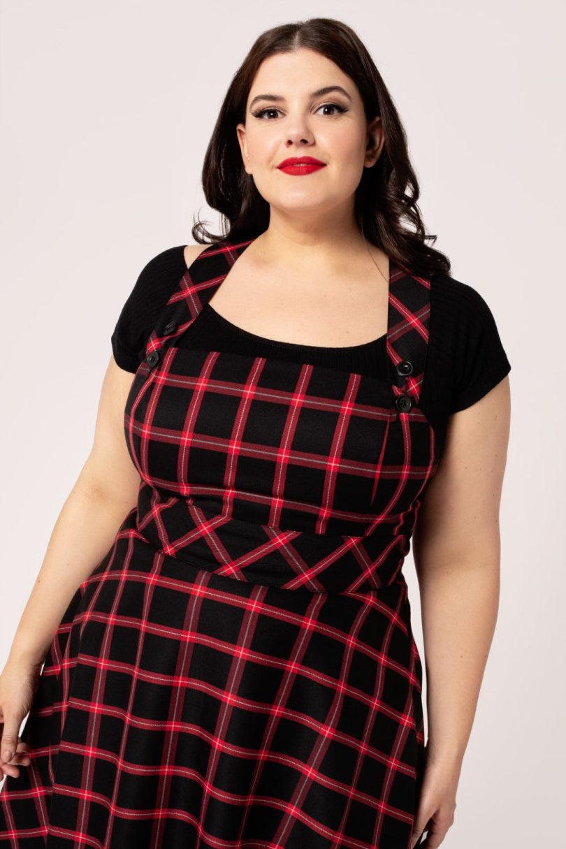 Janine Pinafore Dress  Shop now at Kitty Darling