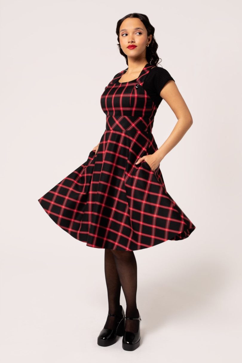 Janine Pinafore Dress  Shop now at Kitty Darling