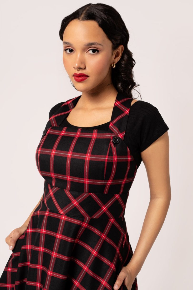 Janine Pinafore Dress  Shop now at Kitty Darling