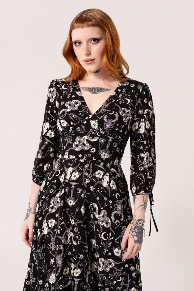 Star Sign Midi Dress  Shop now at Kitty Darling