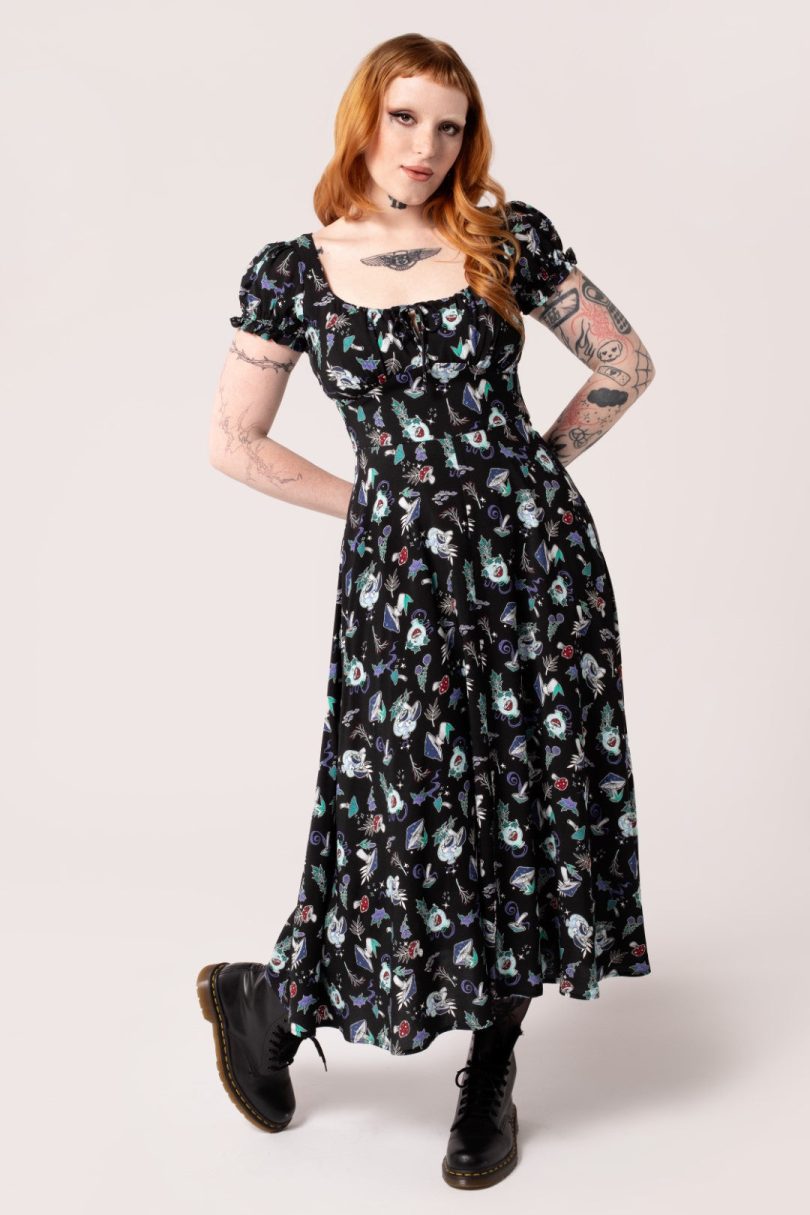 Amanita Midi Dress – Shop now at Kitty Darling