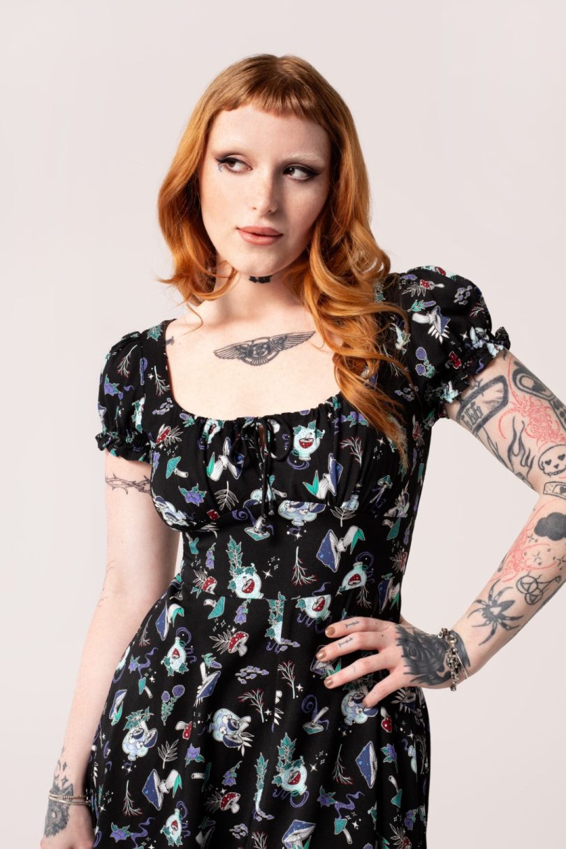 Amanita Midi Dress  Shop now at Kitty Darling