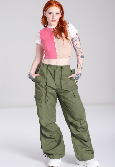 Nickel Trousers Green – Shop now at Kitty Darling