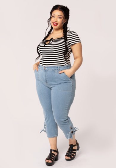 Kiralee Cropped Jeans – Trousers | Kitty Darling