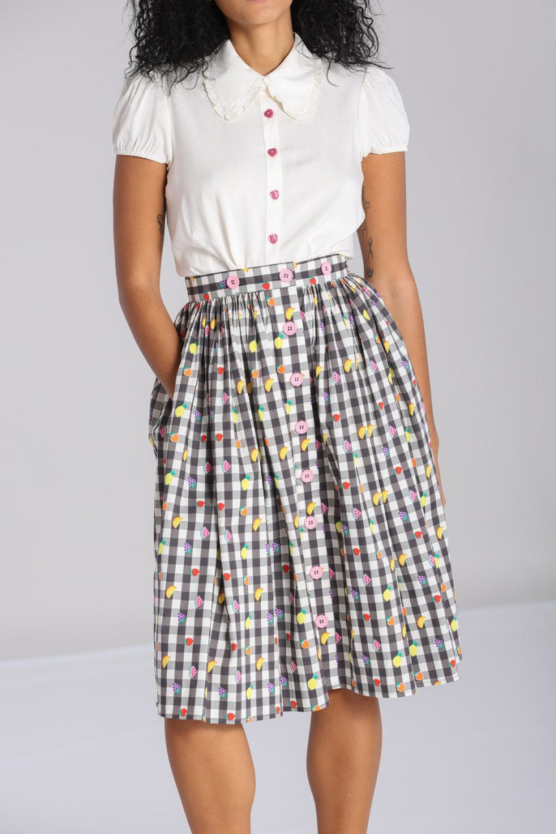 Fruitylou Pinafore Skirt  Shop now at Kitty Darling