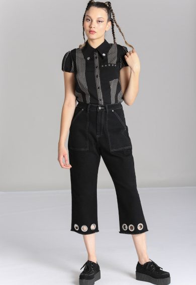 Destroya Cropped Jeans – Shop now at Kitty Darling