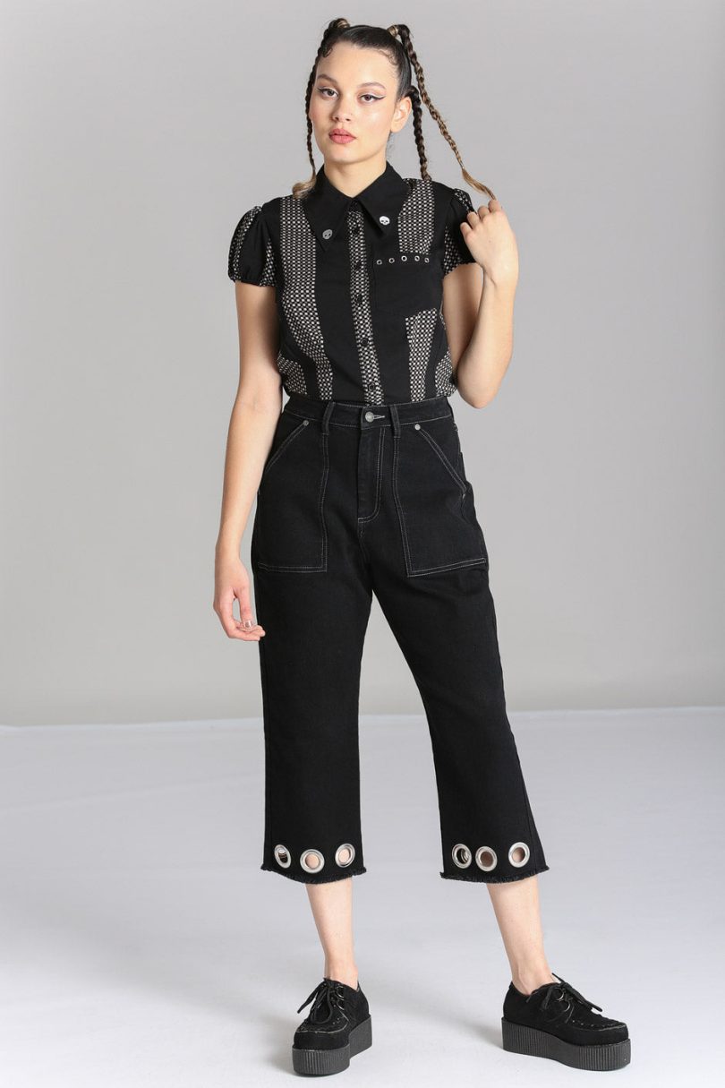 Destroya Cropped Jeans – Shop now at Kitty Darling