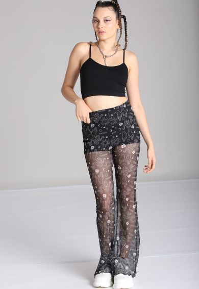 Hello Goodbye Mesh Trousers – Shop now at Kitty Darling