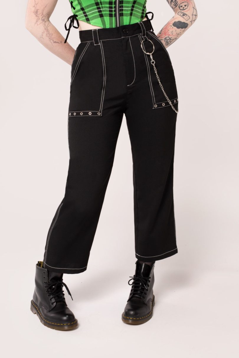 Obsidian Trousers  Shop now at Kitty Darling