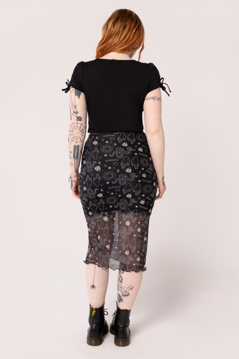 Hello Goodbye Mesh Skirt  Shop now at Kitty Darling
