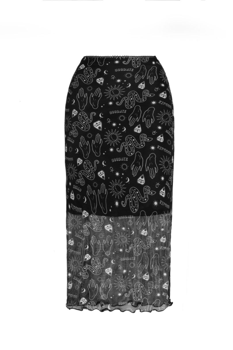 Hello Goodbye Mesh Skirt  Shop now at Kitty Darling