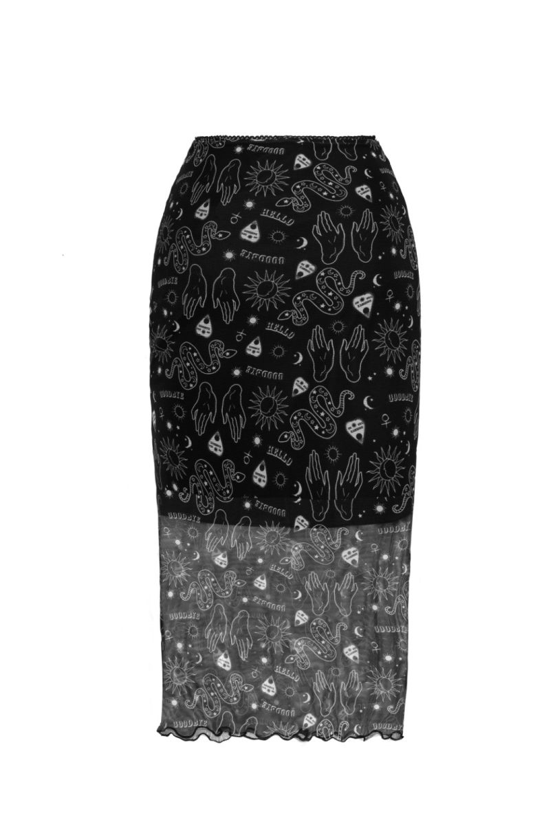 Hello Goodbye Mesh Skirt  Shop now at Kitty Darling