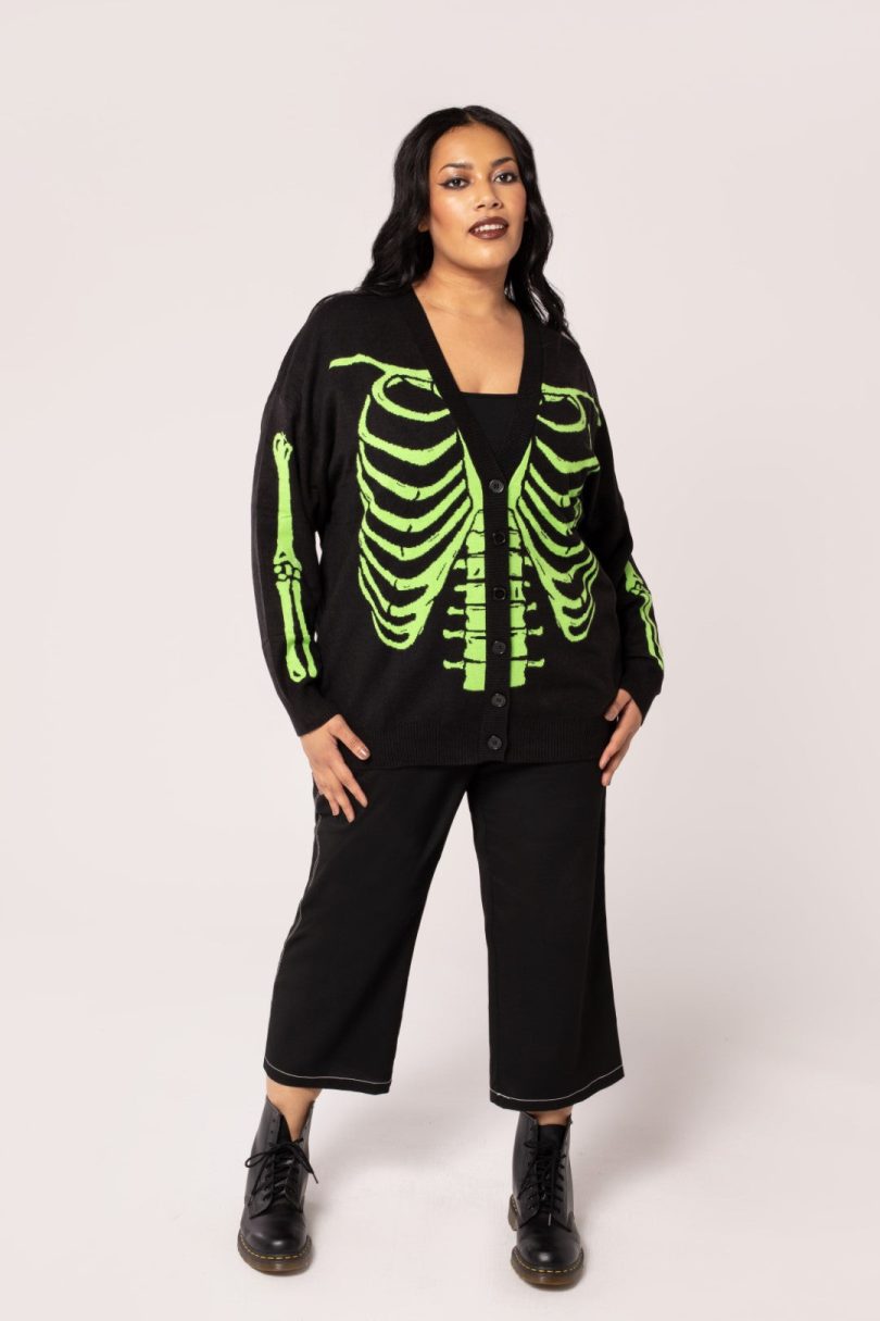 Skeleton Cardigan  Shop now at Kitty Darling