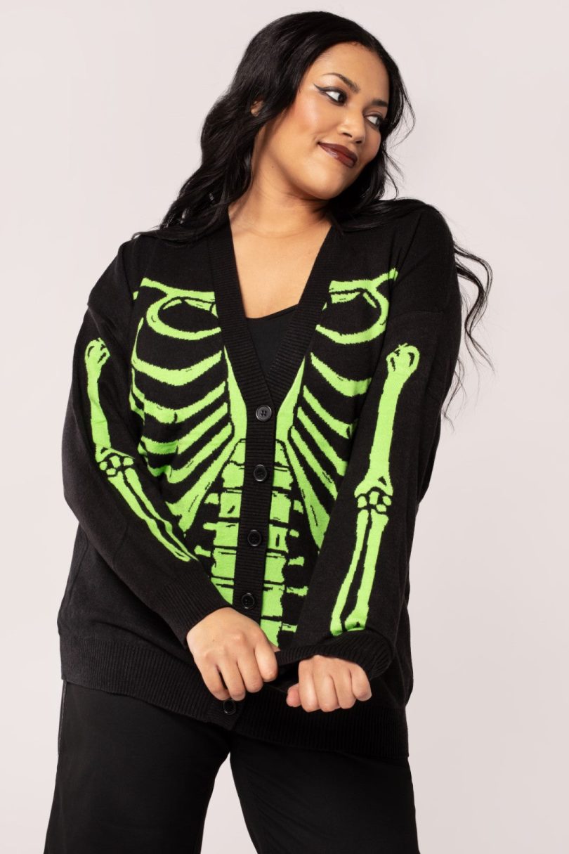 Skeleton Cardigan  Shop now at Kitty Darling