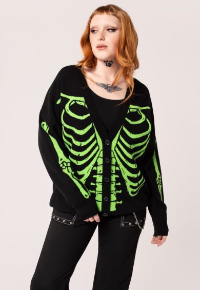 Skeleton Cardigan – Shop now at Kitty Darling