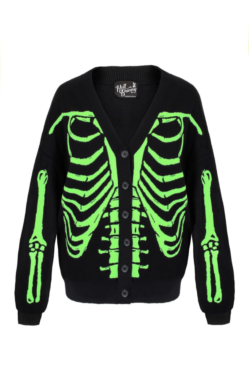 Skeleton Cardigan  Shop now at Kitty Darling