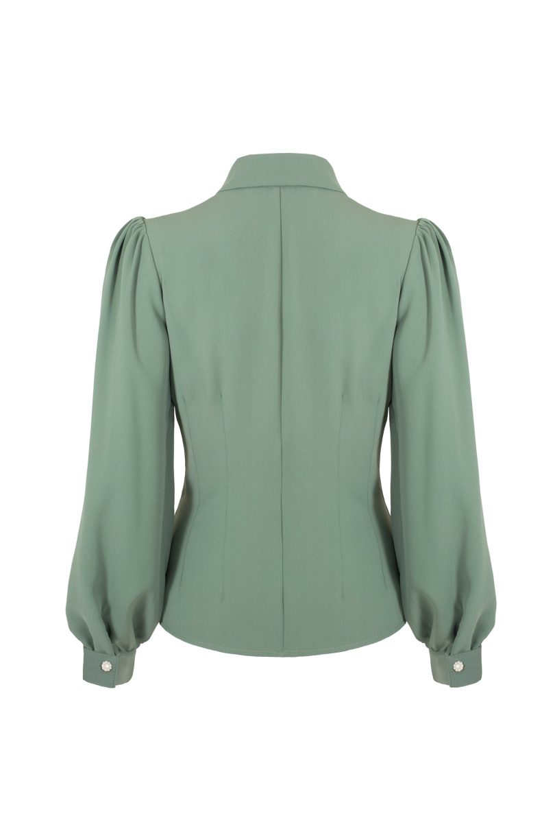 Mia Blouse Green  Shop now at Kitty Darling